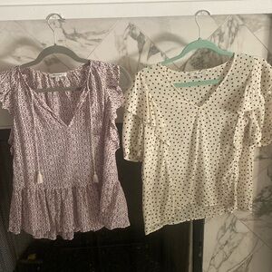 Bundle of two madewell tops barely ever worn
